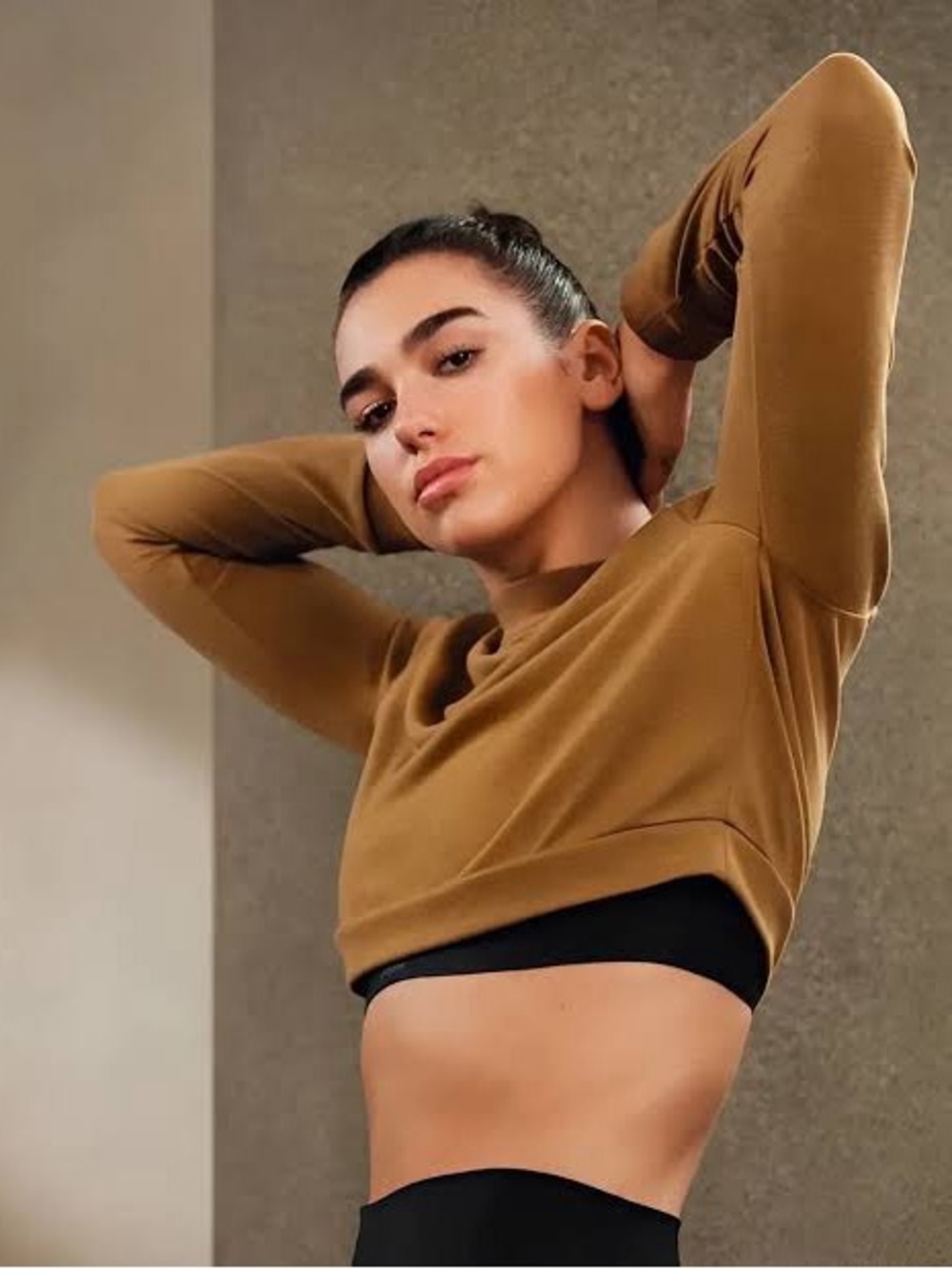 ADIDAS x Dua Lipa Cropped Longsleeve Tee